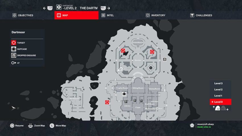 seconda-rana-mappa-riferimento-hitman-3-dartmoor-garden-show