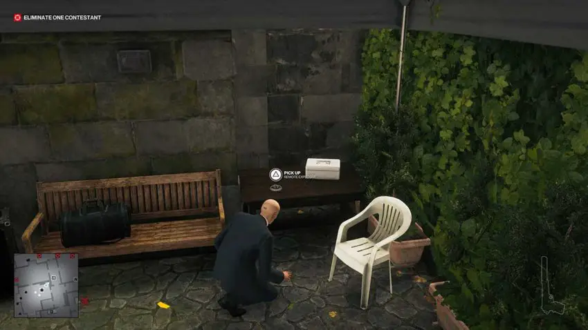 remoto-esplosivo-hitman-3-dartmoor-garden-show