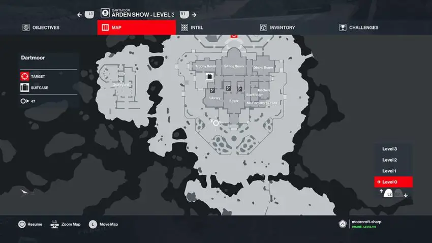 white-van-mappa-riferimento-hitman-3-dartmoor-garden-show