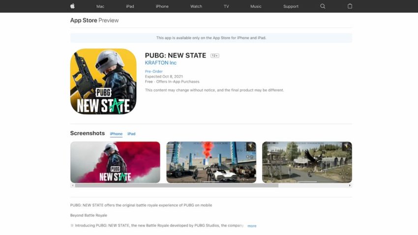 Data di rilascio del nuovo stato di PUBG