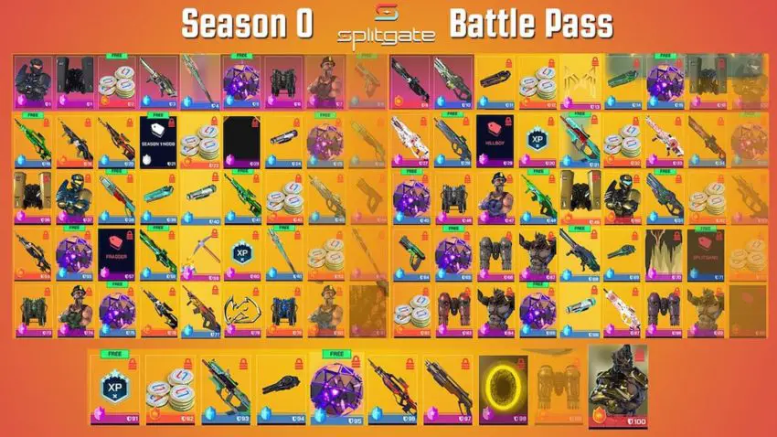 Pass battaglia stagione 0 di Splitgate