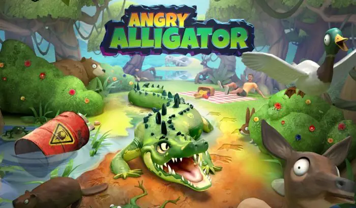 alligatore arrabbiato 