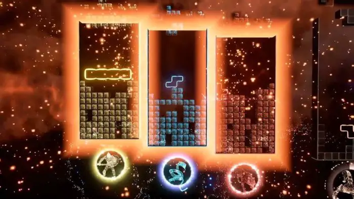 interruttore collegato effetto tetris