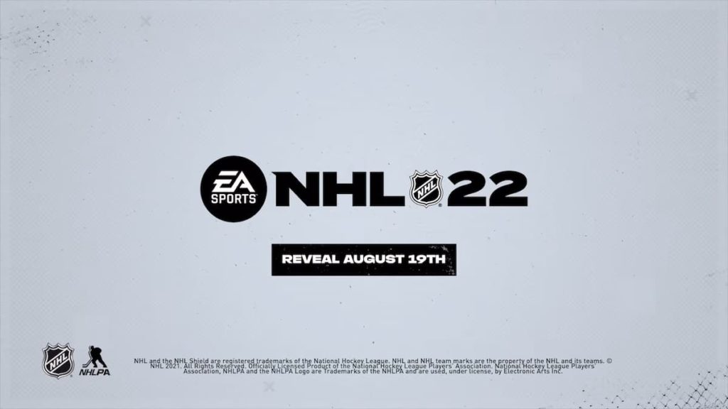 Il primo teaser di NHL 22 rivelato come nuovi dettagli che verranno annunciati questa settimana