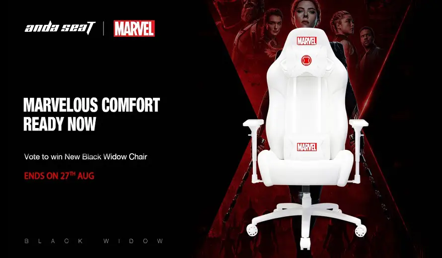 Sedia da gioco Black Widow
