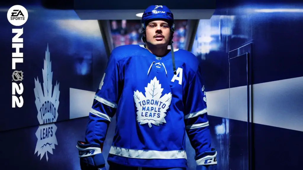 NHL 22 previsto per il lancio a ottobre, Auston Matthews torna come atleta di copertina
