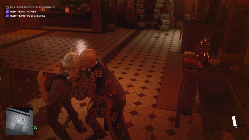primo-maiale-uccisione-hitman-3-ingordigia-inghiottire