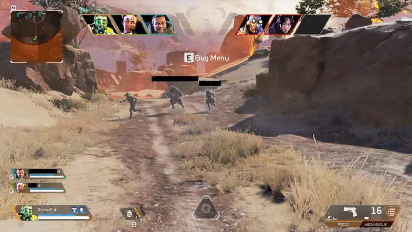 Arene che iniziano glitch laterale a schermo intero