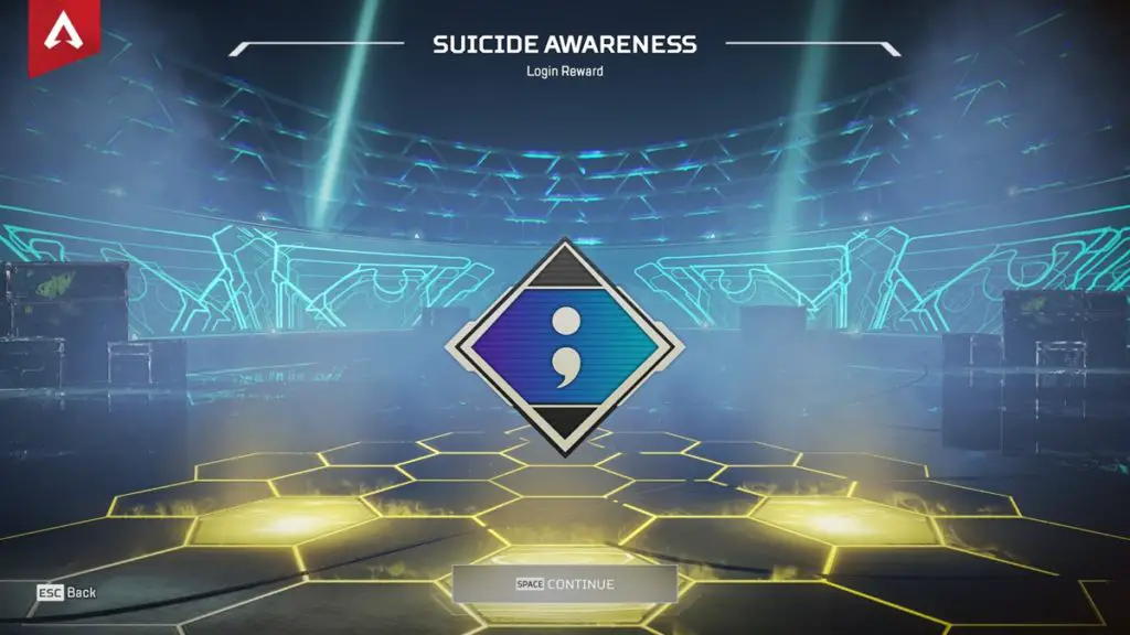 Distintivo di consapevolezza del suicidio