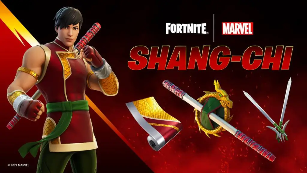 Shang Chi è l'ultima aggiunta Marvel al Fortnite Item Shop