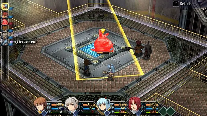 Screenshot di Trails from Zero che mostra la battaglia.