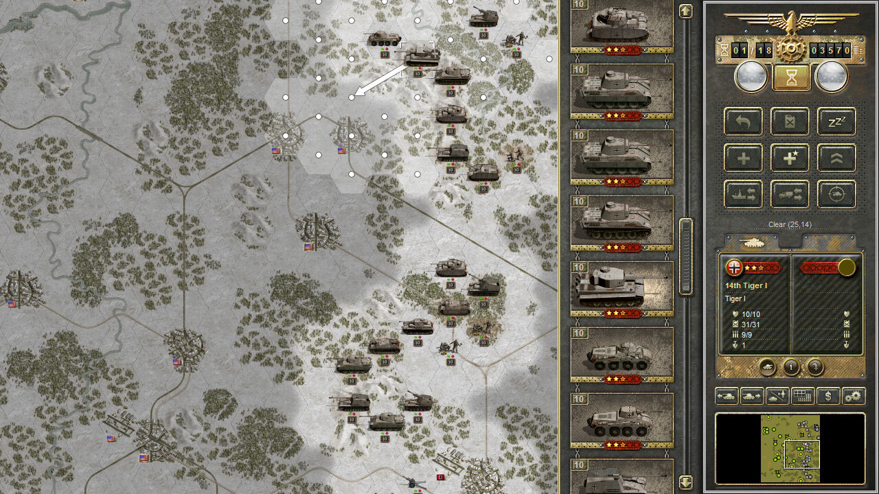 Panzer Corps è un gioco strategico di carri armati a turni ispirato a Panzer General.