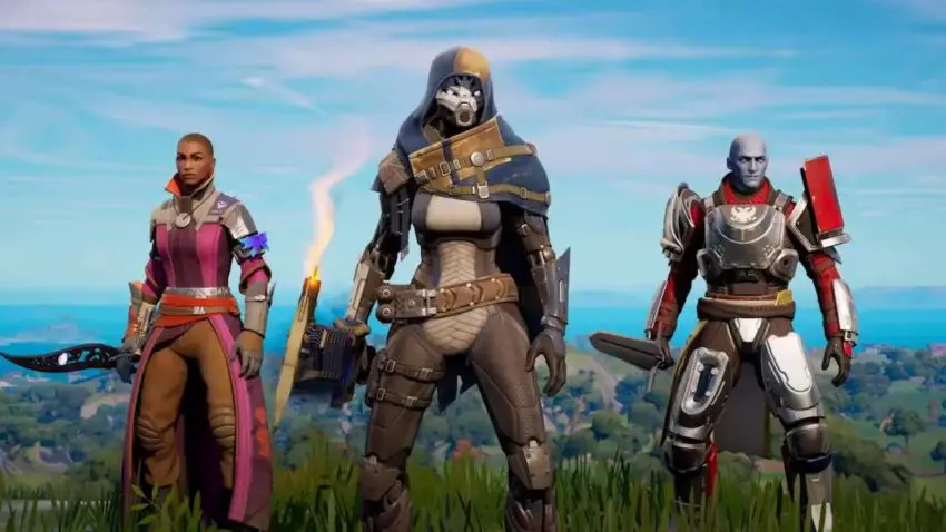 Ikrora, Zavala ed Exo Stranger in Fortnite