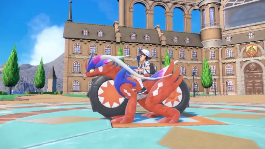 Koraidon arriva per un atterraggio di fortuna in Pokémon Scarlet e Violet leaks Koraidon arriva per un atterraggio di fortuna in Pokémon Scarlet e Violet leaks