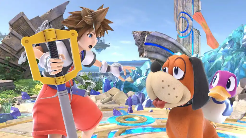 Sora di Kingdom Hearts era con il duo di Duck Hunt
