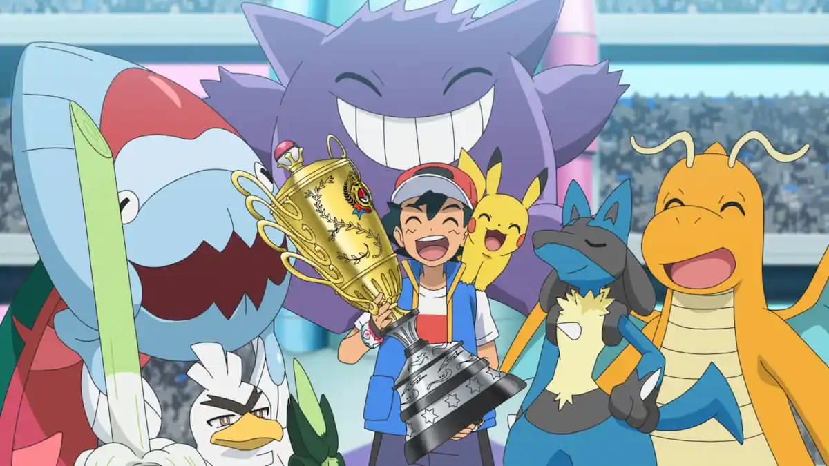 Ash Ketchum e i suoi Pokémon vincono il campionato