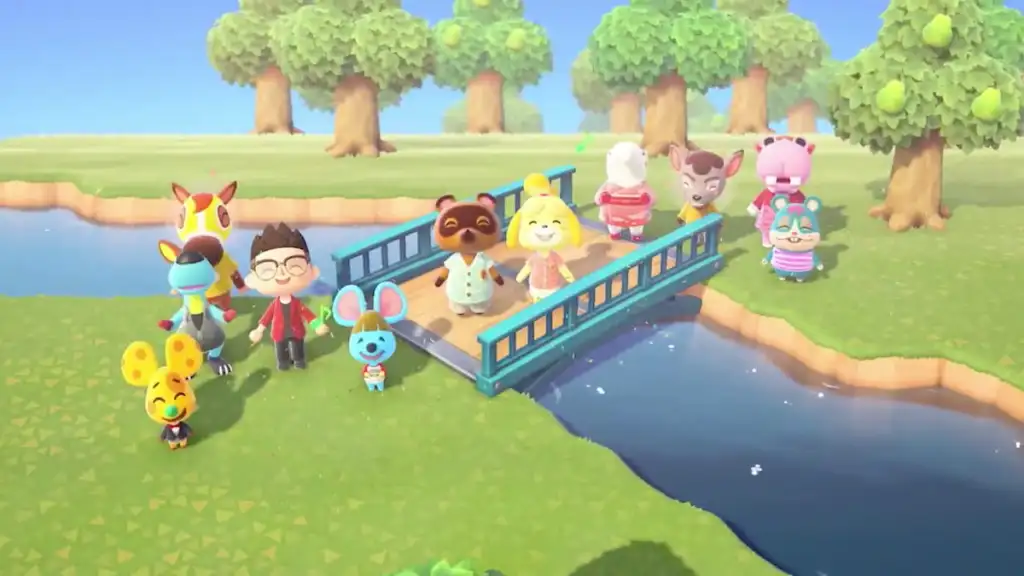 Alcuni degli abitanti del villaggio in Animal Crossing: New Horizons