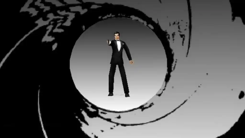 James Bond nell'introduzione di GoldenEye 007