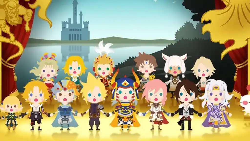 Il cast di Theatrhythm Final Fantasy Curtain Call