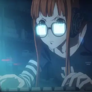 Futaba lavora su un computer