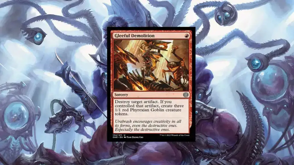 Carta Gleeful Demolition Magic the Gathering