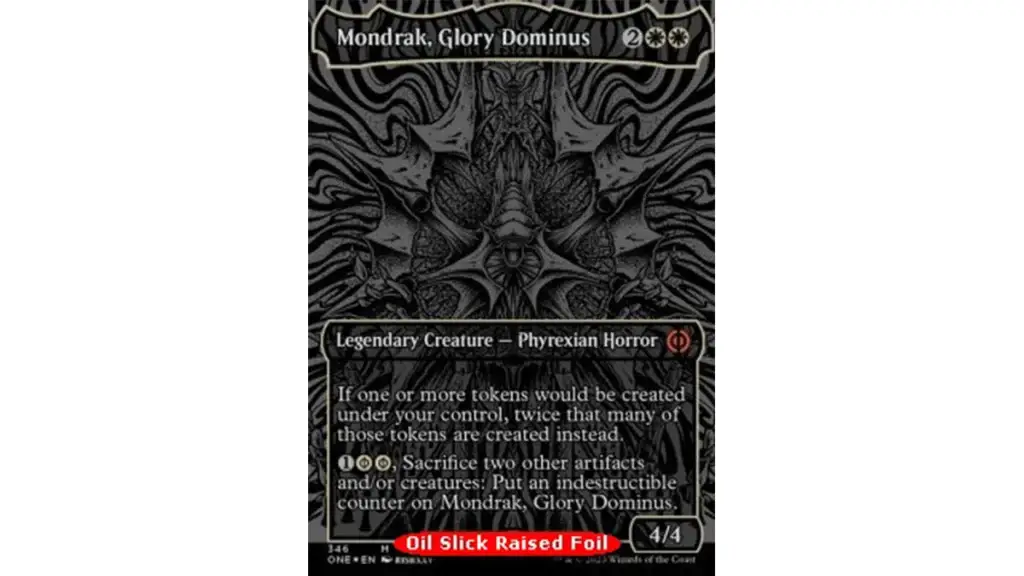 mondrack-gloria-dominus-chiazza-di-petrolio-magia-la-raccolta-phyrexia-tutto-sarà-uno