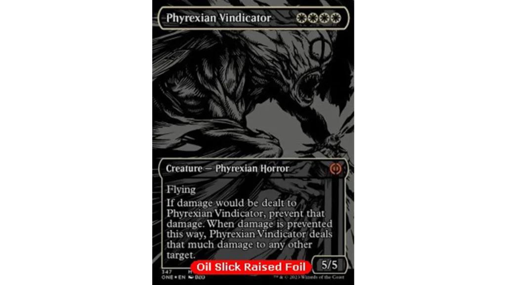 phyrexian-vindicator-oil-slick-foil-edition-magic-the-gathering-phyrexia-tutto-sarà-uno