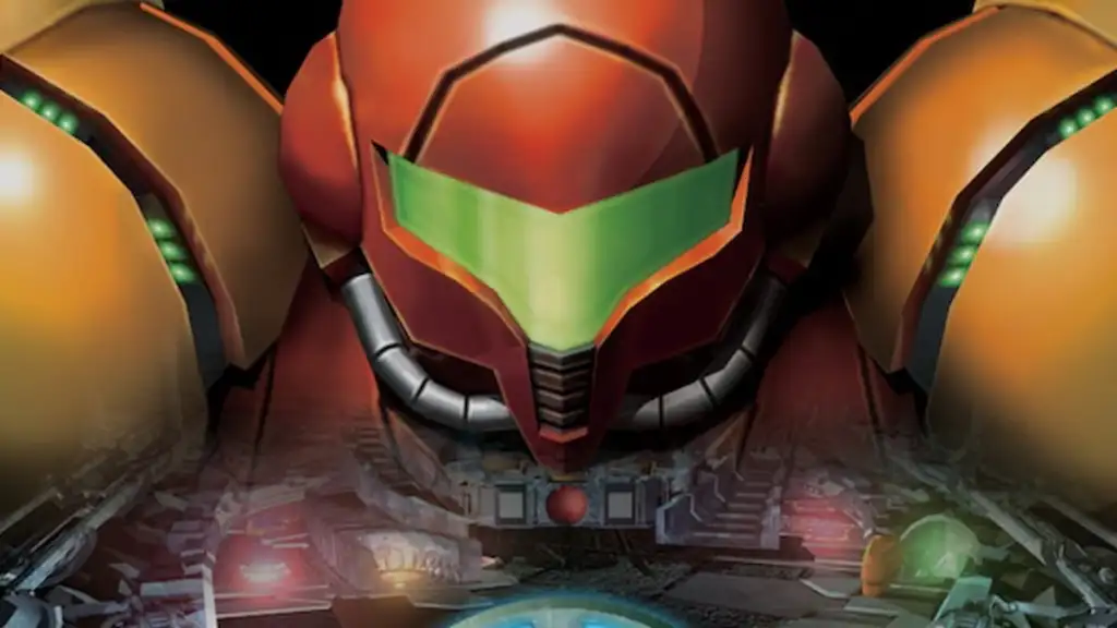 Samus nell'artwork di Metroid Prime Pinball