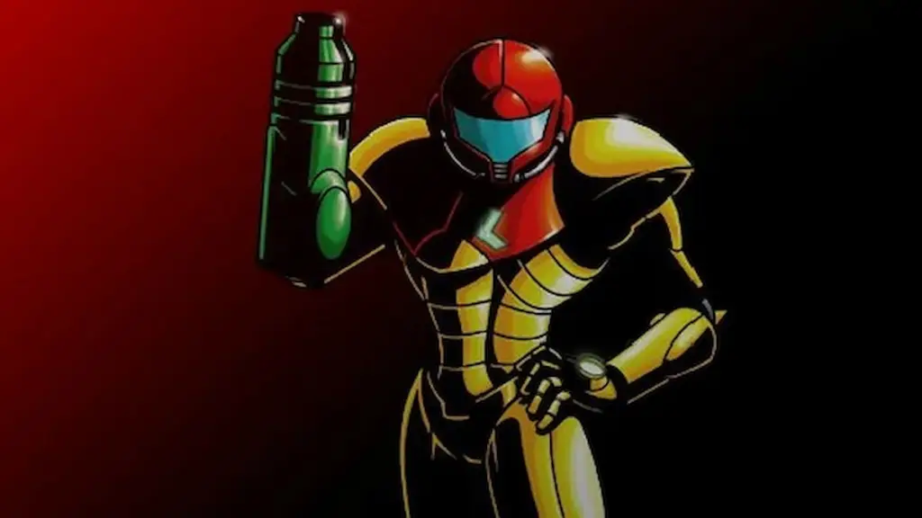 Samus nell'arte per il gioco Flash Metroid Zero Mission