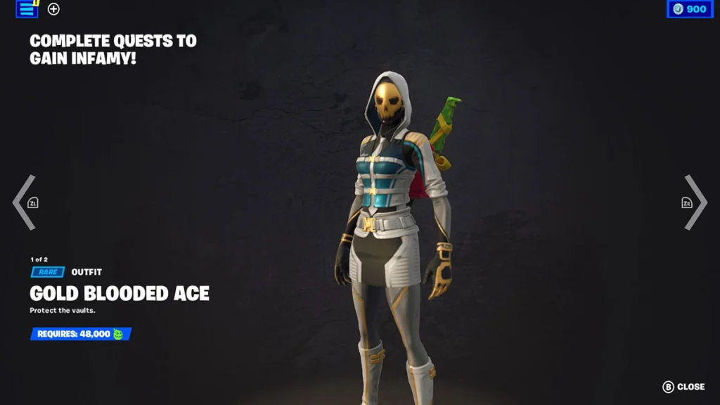 fortnite dal sangue d'oro