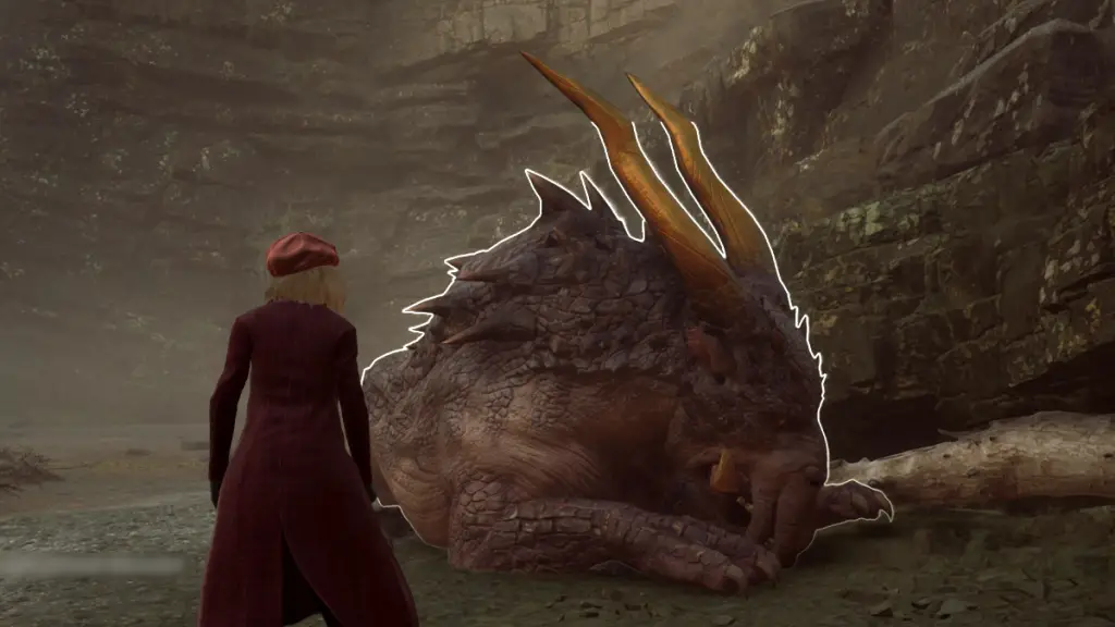 Sottomettere un Graphorn selvaggio in Hogwarts Legacy