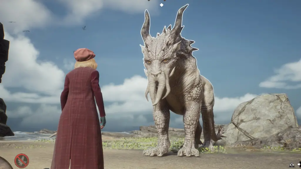 Graphorn splendente nell'eredità di Hogwarts