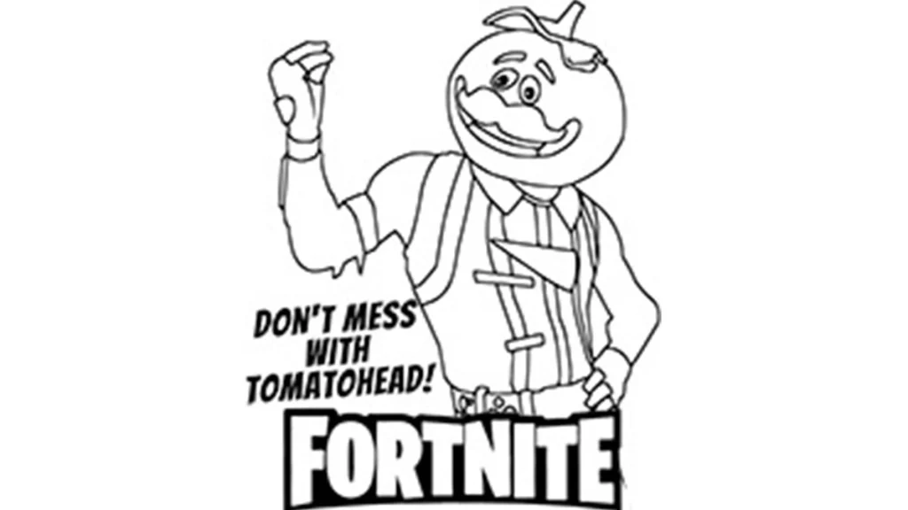 testa-di-pomodoro-fortnite-pagina-da-colorare