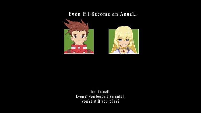 Tales of Symphonia Scenetta "Anche se divento un angelo".