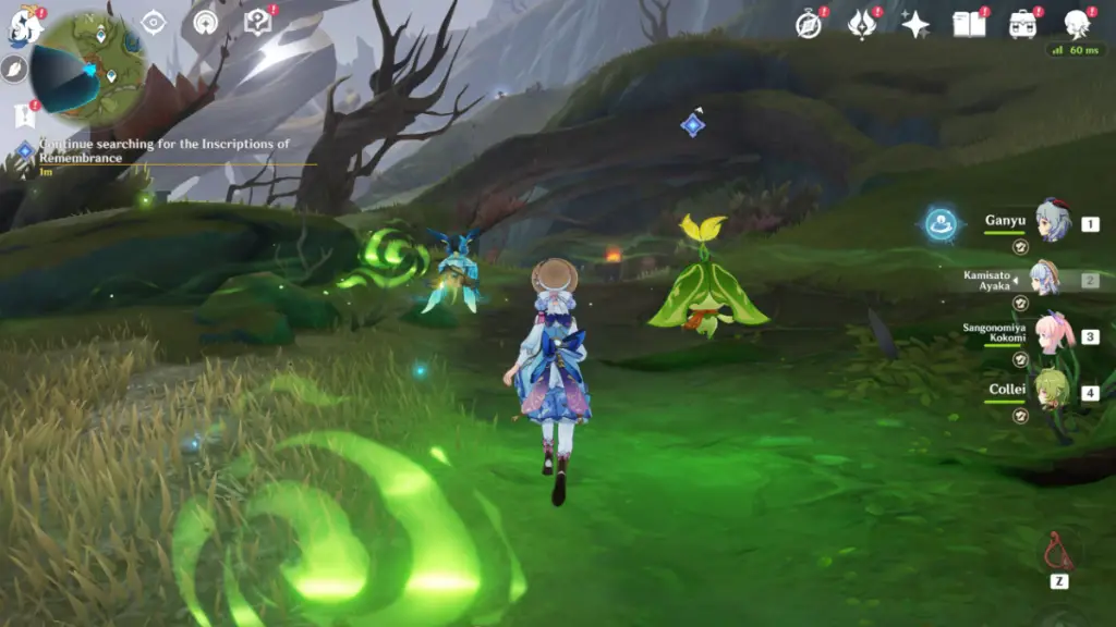 Seguire Arama durante For the Children of the Past in Genshin Impact