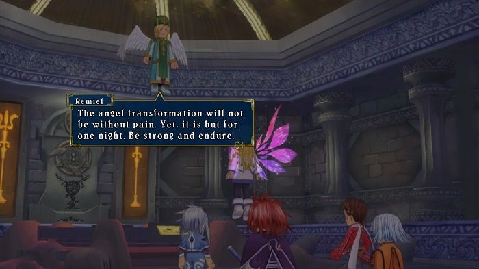 Tales of Symphonia trasformazione dell'angelo