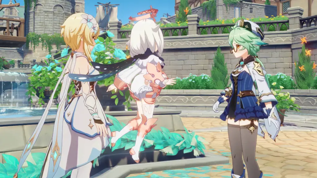 Paimon Traveller e Dialogo di Saccarosio in Genshin Impact