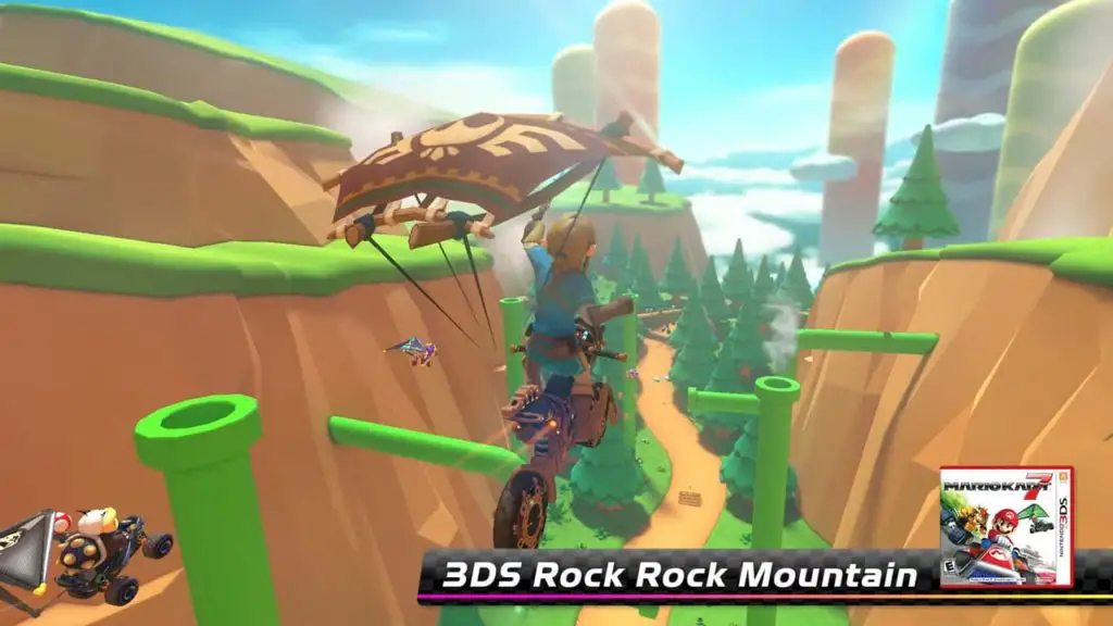Dimentica Epona, corri attraverso Hyrule in questa fantastica pista personalizzata di Mario Kart 8 Forget Epona, race across Hyrule in this amazing Mario Kart 8 custom track
