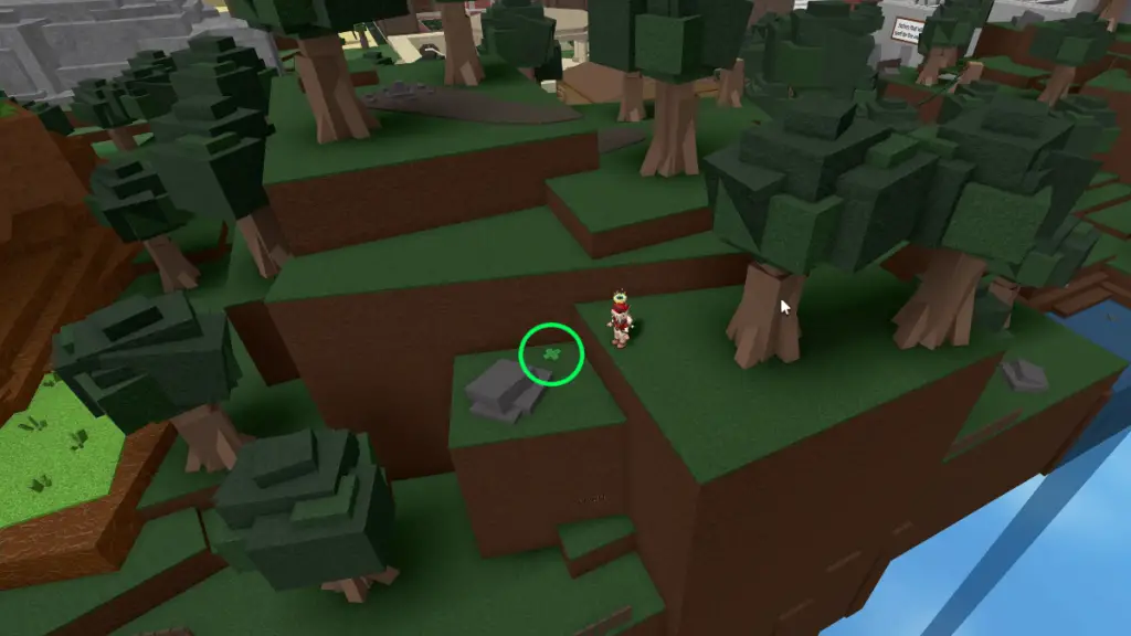 Alla ricerca dell'ingresso della posizione dell'indicatore del trifoglio in Find the Markers Roblox