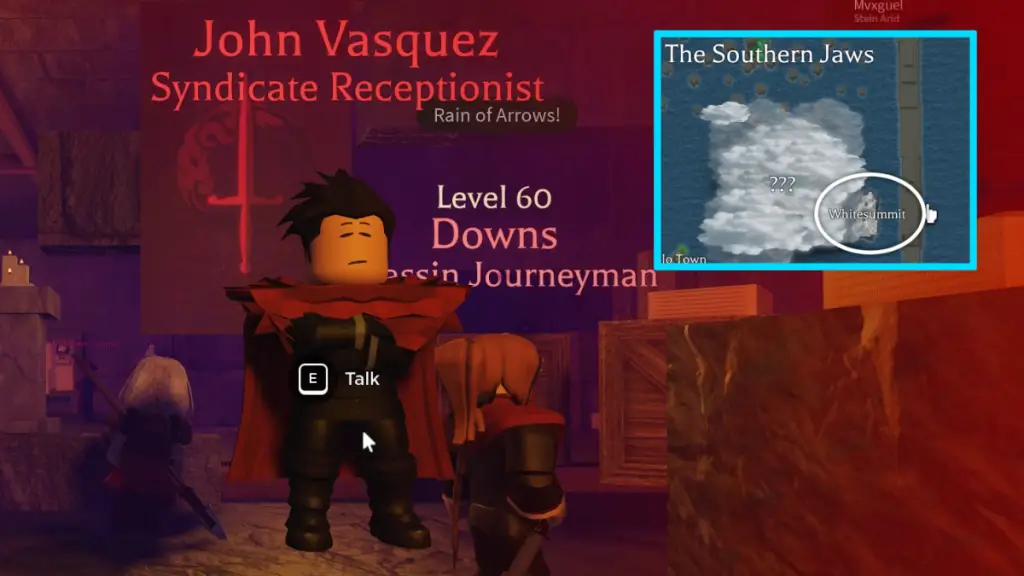 Cancella Bounty NPC e posizione sulla mappa in Roblox Arcane Odyssey