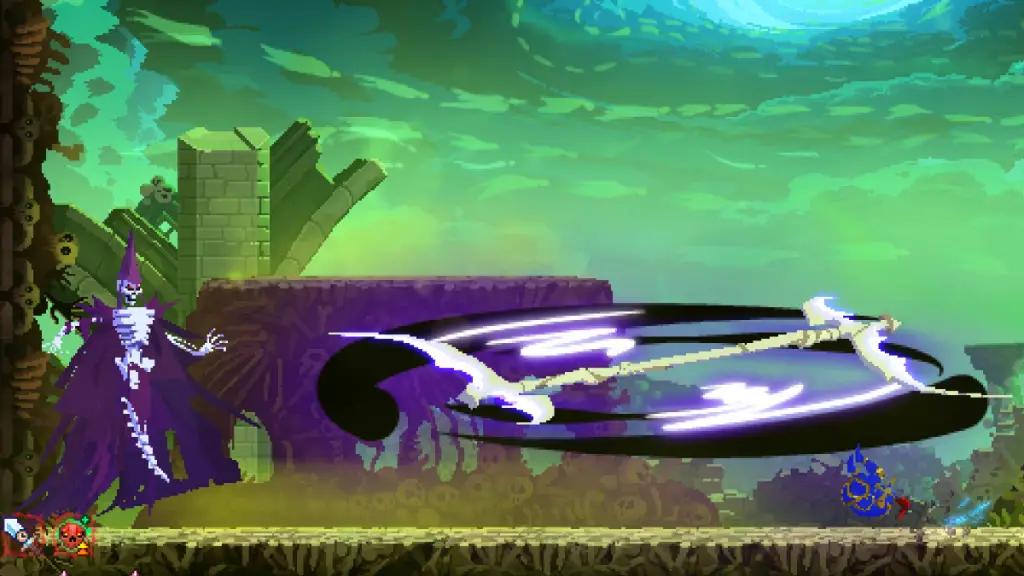 Death Boss Attack 2 nel DLC Dead Cells Return to Castlevania