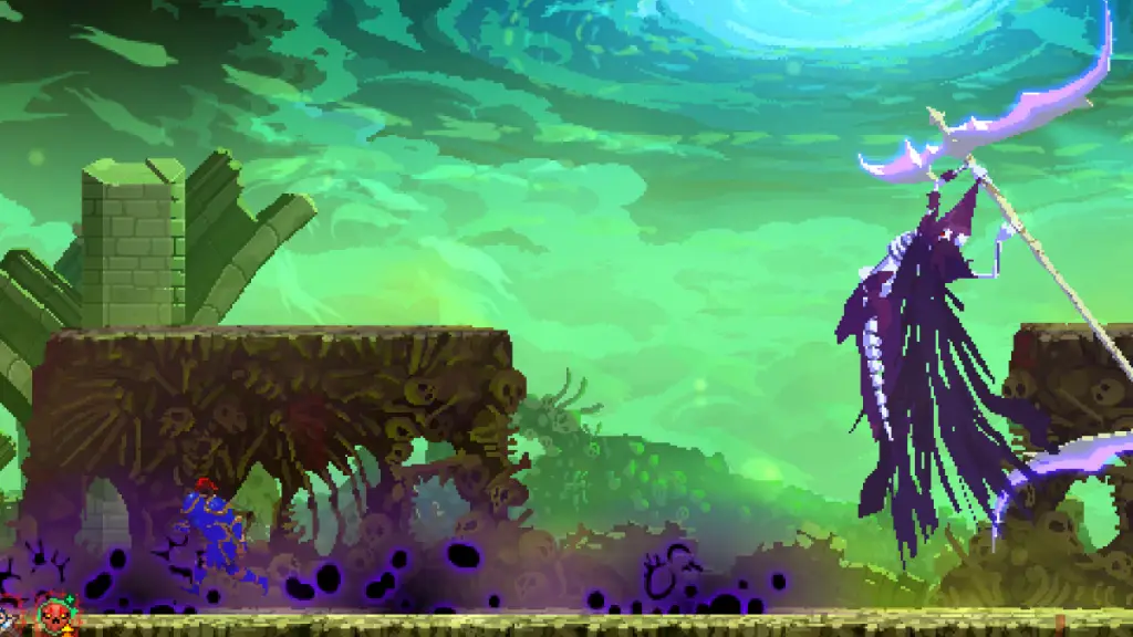 Death Boss Attack 5 nel DLC Dead Cells Return to Castlevania