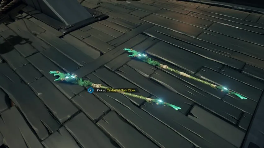 Tridente delle maree oscure di Sea of ​​Thieves