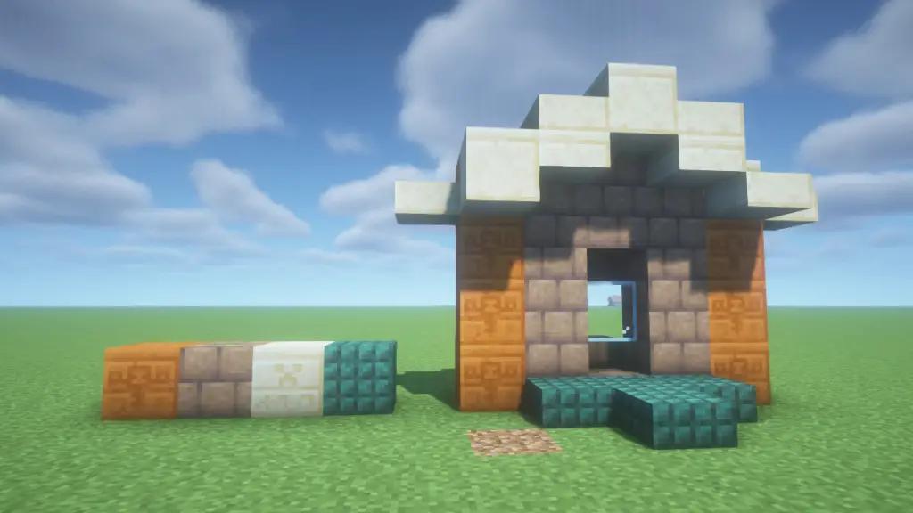 Tavolozze di blocchi Minecraft Standstone rosso