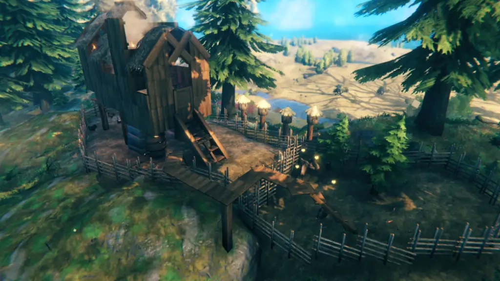 L'Elevated Ranch a Valheim Esterno