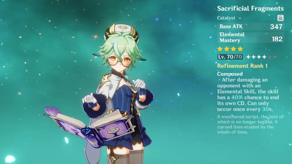 La migliore arma di saccarosio in Genshin Impact