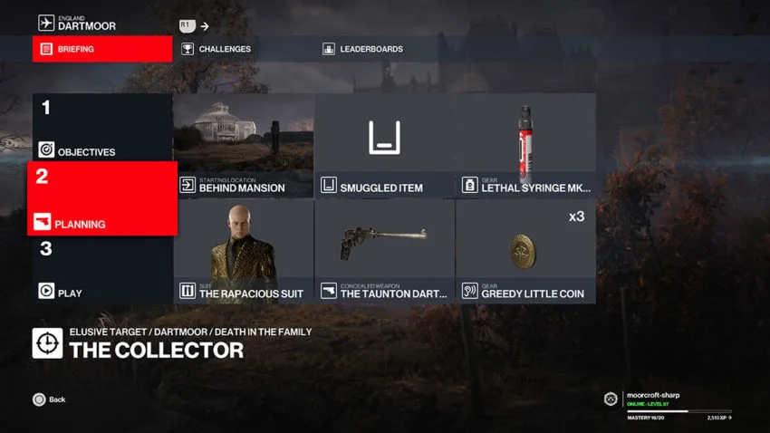 il-collettore-bersaglio-elusivo-loadout-hitman-3
