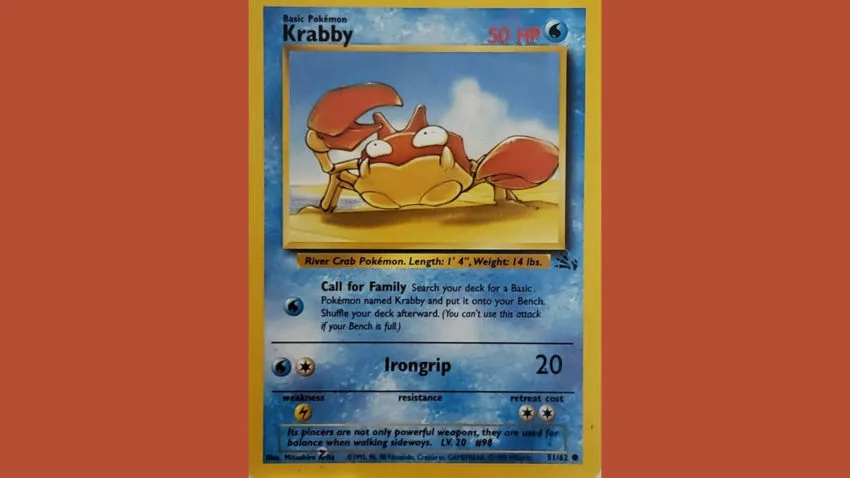 misprint-fossil-krabby-preziose-carte-pokemon-di-avviamento