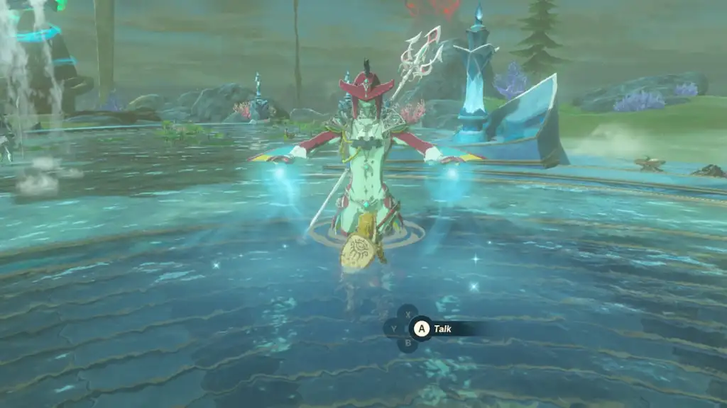 Sidon a Mipha Court in The Legend of Zelda Tears of the Kingdom