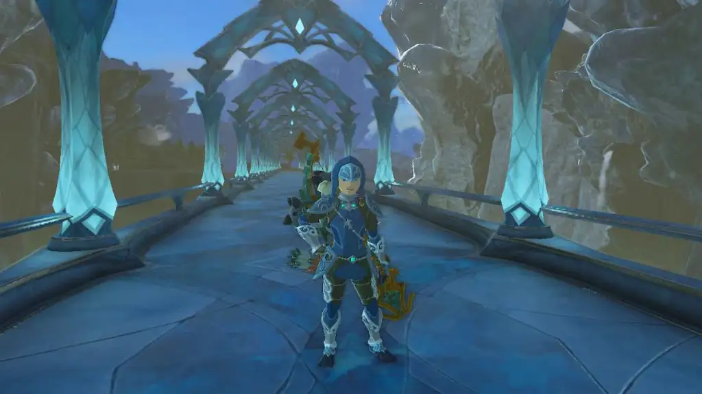 Link indossa il set di Zora in Tears of the Kingdom